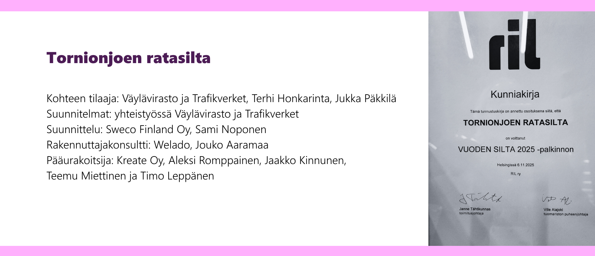 Tornionjoen ratasilta kuvitus