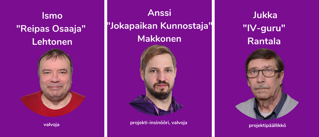 Ismo Lehtonen, Anssi Makkonen, Jukka Rantala