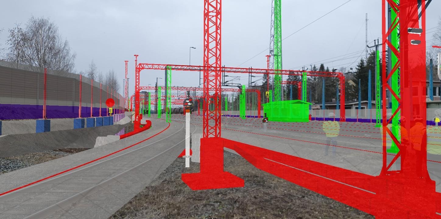 
			    
					
					Kuvassa mallinnetaan digitaalissti tiepilareiden sijoittelua.
Tietomalliasiantuntijamme auttavat asiakkaitamme ja hankkeita onnistumaan tiedonhallinnan ja digitalisaation saralla.
					
				
			  